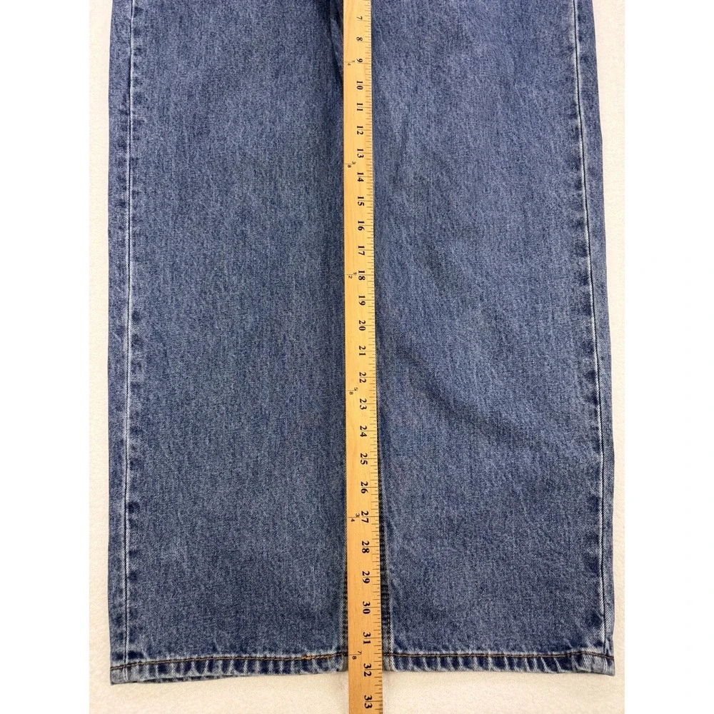 Levis 550 Jeans Men 36x32 Blue‎ Relaxed Fit Straight Tapered Perfect Fade Denim
